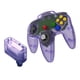 thumbnail image 3 of Control Inalambrico 2.4ghz Compatible Con N64 Teknogame Morado, 3 of 3