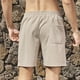 thumbnail image 4 of pstuiky Pantalones cortos deportivos para hombre, Pantalones cortos casuales de moda para hombre con cintura elástica sólida y cordón ajustable Pantalones cortos de golf, 4 of 4