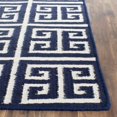 thumbnail image 4 of Safavieh Dhurries Navy Contemporary Rug - Runner 2'6" x 7', 4 of 4