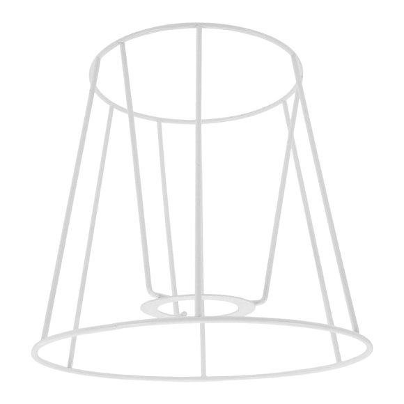 Ruiboury Abat-Jour Cadre de Lustre Support de Couverture pour Maison de Thé Cloche 12cmx17cmx16cm