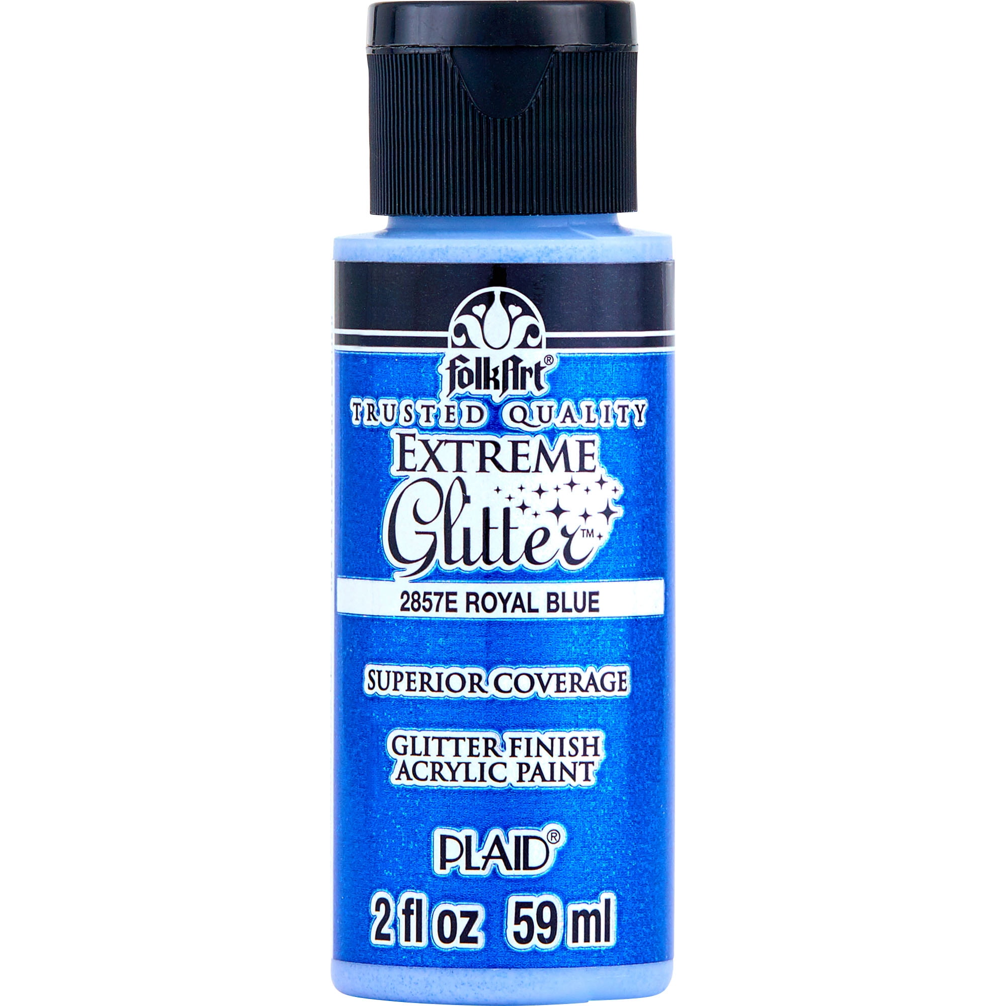 FolkArt 2857E Extreme Glitter Acrylic Craft Paint, Glitter Finish, Royal Blue, 2 fl oz Walmart