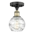 thumbnail image 2 of Innovations Lighting - Athens Deco Swirl - 1 Light Semi-Flush Mount In, 2 of 5