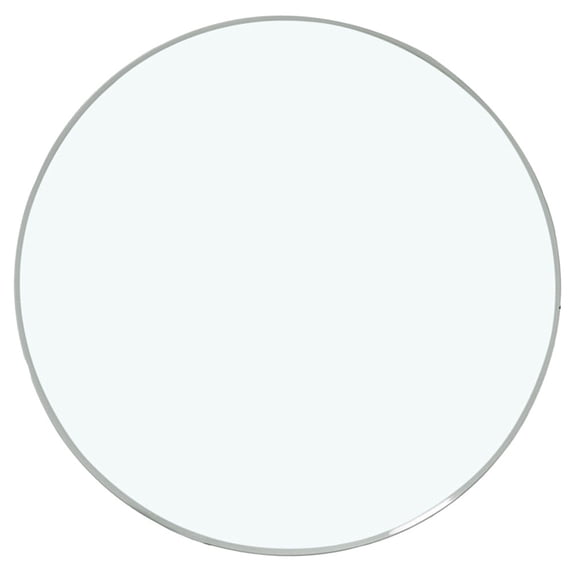 TABLZONE Clear Round Glass Table Top Tempered Thickened Transparent for Home Decor