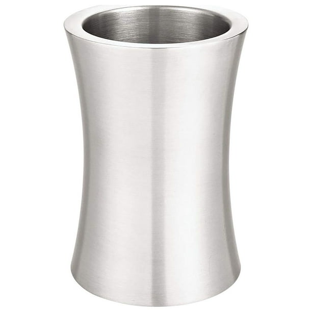Pisexur Batería de cocina Cubo enfriador de vino - Cubo para champán - Elegante cubo para vino blanco o champán para botellas de 750 ml - Cubo enfriador de vino con a para la cocina del hogar