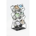 thumbnail image 2 of Cal Mil 1025-6-39 Silver Iron 6 Compartment Space Saver Vertical Wire Display, 2 of 2