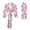 Pink, variant on Pajamas for Women 2025 Maternity Pajamas Robe Matching Baby Set Labor Delivery Robe Swaddle Set S/ M