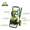 Greenworks PRO 2300 PSI Electric Pressure Washer, TruBrushless 2.3 GPM