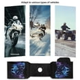 thumbnail image 5 of Uorisanigo ATV Saddle Bag Quad ATV 4-Wheeler Purple Galaxy Wolf Saddlebags for Outdoor Adventures High Strength Material Motorcycle Accessories for Cycling and Riding, 5 of 7