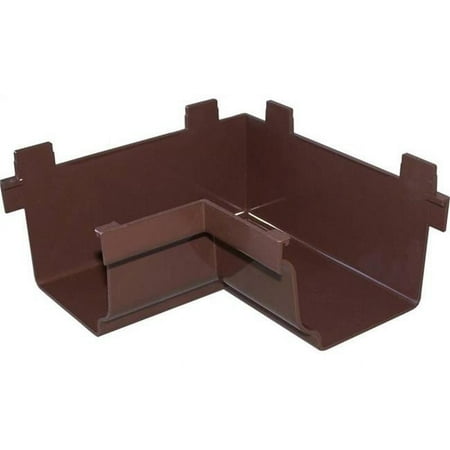 Genova 8 L x 3-57/64 in. W x 8-7/64 in. H x 5 in. W Vinyl K Inside Corner Brown
