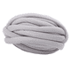 thumbnail image 4 of Hilo de lana grueso Macarena tejido a mano lavable humo gris, 4 of 8