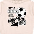 thumbnail image 3 of Inktastic Little Sister and Biggest Fan Soccer Player Toddler Hoodie, 3 of 4