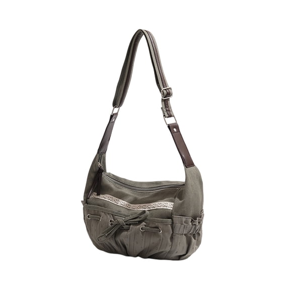 Shoulder Bag for Women Retro Canvas Clutches Purses Simple Purse Handbag with Zipper Closure Evening Crossbody Bag Purse