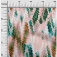 thumbnail image 2 of oneOone Cotton Jersey Rose Pink Fabric Abstract Glitch Effect Sewing Craft Projects Fabric Prints By Yard 58 Inch Wide, 2 of 6