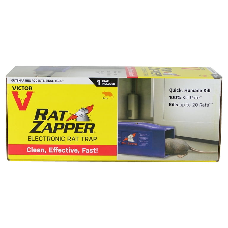Victor Rat Zapper: Safe, No-View, No-Touch Rodent Catcher Victor Rat Zapper: Safe, No-View, No-Touch Rodent Catcher