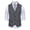 Grey, variant on SWSMCLT Men's Cotton Sleeveless Suit Vest Single Breasted Waistcoat Business Formal Notch Collar Navy 40