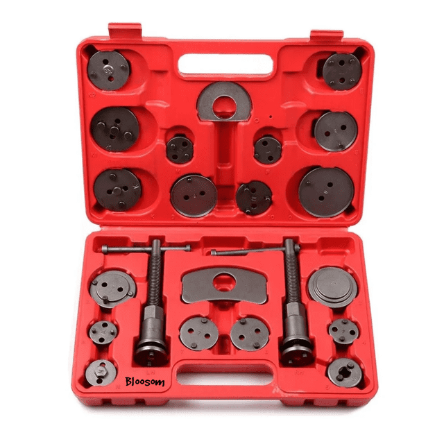 Set Opresor Piston Frenos Bloosom Cambiar Universal 22 Pzas Rojo