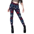 thumbnail image 1 of NADANBAO-Leggings con estampado de caramelo para mujer, pantalones de copos de nieve de Feliz Navidad, pantalones elásticos de cintura media, medias sexys para entrenamiento físico, 1 of 5