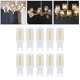 thumbnail image 5 of Accesorios 10PCS G9 Base Bombilla LED 3W 32LED BiPin Bombilla para lámpara de pared de araña 230V Blanco cálido ANGGREK Otros, 5 of 8