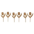 thumbnail image 2 of 6PCS Mother's Day Tulip Metal Garden Decoration Iron Ground Plug Farmhouse Tulip Flower Table Centerpiece Multicolor Tulip Floral Block Tabletop Signs, 2 of 8