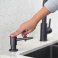 thumbnail image 3 of Stylish 12 ⅝" Ht Single Handle Matte Black Pull Down Kitchen Faucet & Soap Dispenser K130NS01N, 3 of 10