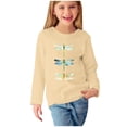 thumbnail image 2 of Spazoro Toddler Kids Girls Boys Sweatshirts, Graphic Crew Neck Long Sleeve Fall Winter Tops for Childs Girls Boys Beige Size 9 T, 2 of 5
