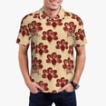 thumbnail image 1 of Balery Thanksgiving Sketch Turkey Camisa Polo de Hombre con Estampado, de Manga Corta y Tejido Medio, Camisa Tipo Golf Polo-Medium, 1 of 6