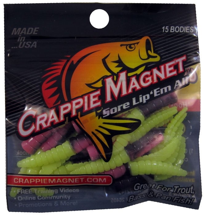 Leland 14069 Crappie 15pcBody, Glow Pop