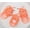 14pcs neon orange hair ties, variant on 14 count Hair Ties Elastics Stretchy Knotted Hair Ties Ponytail Holders for Women Girls Elastic Hair Rubber Bands for Thin Thick Wavy Curly Straight Long Hair (Balck)