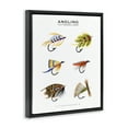 thumbnail image 4 of Stupell Industries Angling Fly Fishing Lures Sports Painting Black Floater Framed Canvas Art Print Wall Art, 25 x 31, 4 of 10