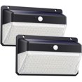 thumbnail image 1 of 158 luces solares LED para exteriores【Paneles solares de 3000LM-2400mAh】Luces solares con sensor de movimiento Focos inalámbricos para exteriores【Impermeables, a prueba de niebla, nieve y calor】 JAMW Sencillez, 1 of 5