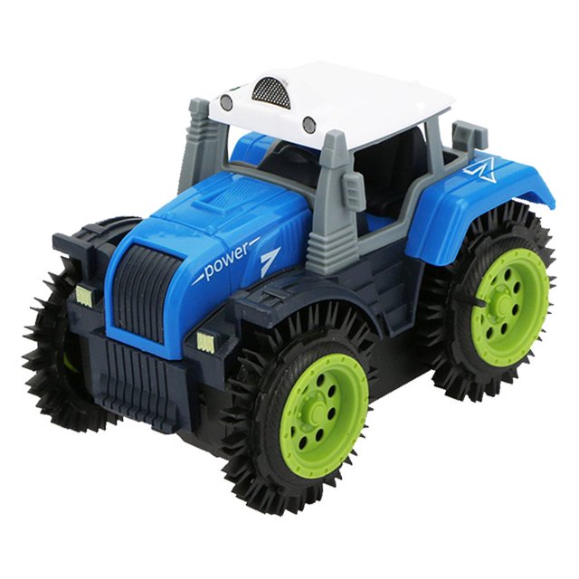 Voiture Jouet Électrique à Bascule pour Enfants, Voiture Acrobatique Électrique à 4 Roues Motrices