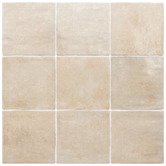 The Tile Life Vela 4" x 4" Home Glossy Porcelain Tile Sample 1 Piece
