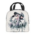 thumbnail image 3 of Cute Cartoon Anime Lunch Bag With Zipper Waterproof And Reusable Cooler Tote Lunch Box For School/Office/Picnic/Work, 3 of 5
