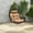 Brwon, variant on Uforic Beige Suspended Wicker Egg Swing Chair w/Cushions, Supports up to 330lbs for Garden Patio Bedroom Balcony (Stand Sold Separately)