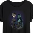 thumbnail image 3 of Corpse Bride - Haunted Groom & Bride - Women's Oversized T-Shirt, 3 of 5