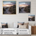 thumbnail image 4 of Designart "Calm Path To Dune Beach VII" Nautical & Beach Floater Framed Canvas Art Print, 4 of 7