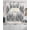 DarkGray, variant on Black Grey Vintage Swag Kitchen Curtains Sets for Windows 24 Inch Length, Retro Abstract Art Short Window Curtain Panels Swags Valances and Tiers 3 Piece Set for Cafe/Dining Room