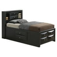 thumbnail image 2 of Marilla Black Twin Panel Beds, 2 of 3