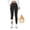 #J Black, variant on Fleece Lined Leggings for Women Winter Thermal Warm Thick Lining Pants with Pockets