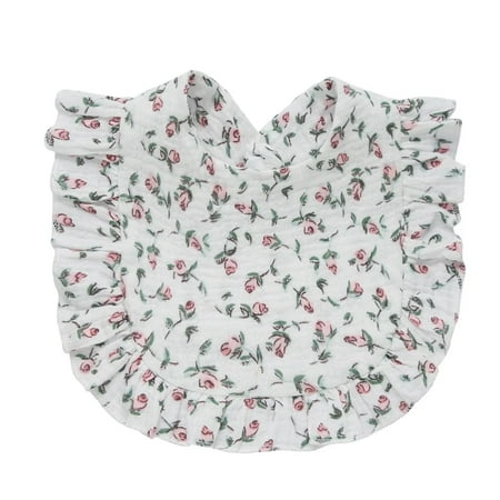 Cotton Baby Bibs for Newborn Infant Burp Cloths Muslin Baby Feeding Drool Bib Bandana Ruffle Saliva Towel Babies Accessories G