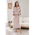 thumbnail image 2 of Richie House Women's Soft and Warm Robe Bathrobe with Hood RHW2823-B-M, 2 of 7