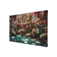 thumbnail image 2 of 8x12 inch Poker Room Decor Rabbit Playing Poker Canvas Poster,Home Living Room,Game Room,Bedroom Wall Decor Painting Prints,Classic Rabbit & Poker Funny Art Decorative Paintings,Casino Decor, 2 of 6