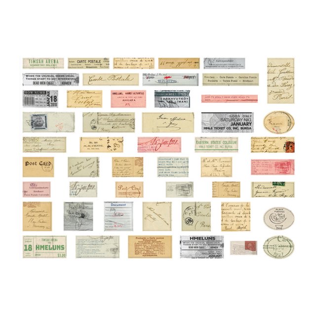 100 Uds. Adhesivo de la serie Find Memory, adhesivo de Material decorativo para álbum de recortes A Sywqhk Libre de BPA