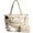 Camel, variant on Puffer Tote Bag for Women 15.6-inch Lightweight and Fluffy Work Handbag, Everyday College Bag, Suitable for School, Travel, and Gym  , Ideal Gift for Women.