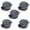 Black, variant on Clear Door Lock Guard 5pcs Baby Proof Safety Lid Secures Deadbolts Child Proof Design Avoid Being Locked Out