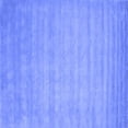 thumbnail image 1 of Ahgly Company Machine Washable Indoor Square Abstract Blue Contemporary Area Rugs, 7' Square, 1 of 4
