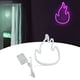 thumbnail image 4 of Luz De Neón De Fuego, Luz Colgante En Forma De Llama De Bajo Consumo De Energía Para Configuración De Sala De Juegos Para Decoración De Pared De Dormitorio, 4 of 7