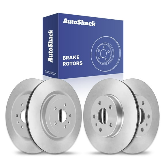 AutoShack Front Vented & Rear Vented Brake Rotors 4-PC Set Replacement for 2010-2013 Cadillac CTS
