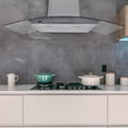 thumbnail image 3 of Campana Extractora 90 cm Empotrable GutstarkVidrio Templado 3 Velocidades Acero Inoxidable 900 m3/h GUTSTARK Acero Inox 90x42x45cm 900 m3/h, 3 of 8