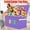 Extra Large Purple, variant on VICTORICH Extra Large Child Collapsible Toy Storage Fabric 32 gal Kids Room Toy Chest, Purple